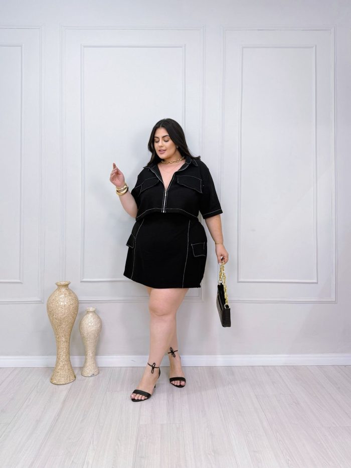 conjunto karina preto plus size 2035 conjunto karina preto plus size 2035