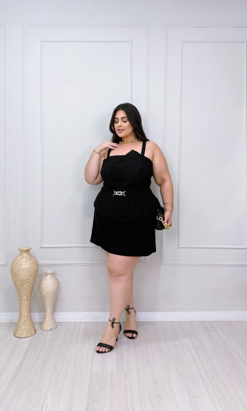 conjunto natalina preto plus size 2039
