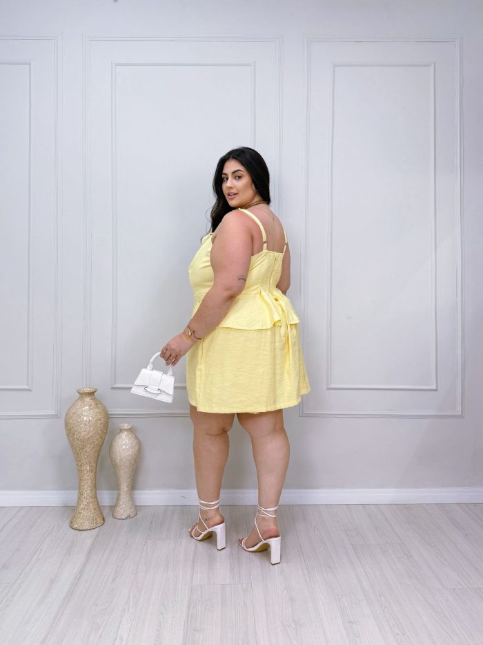 conjunto natalina amarelo plus size 2041 conjunto natalina amarelo plus size 2041