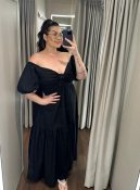 vestido kauane vermelho plus size 2050