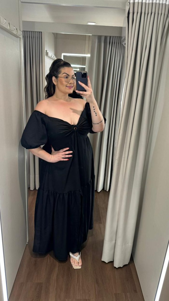 vestido kauane vermelho plus size 2050