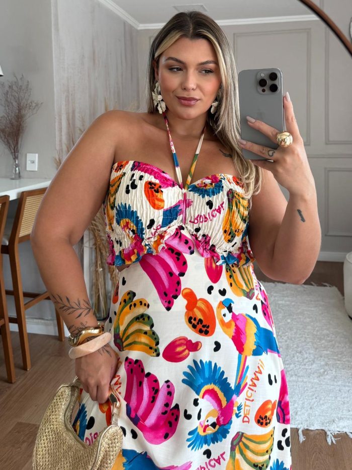 vestido kamala off white plus size vestido kamala off white plus size