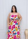 vestido kamala off white plus size 1959