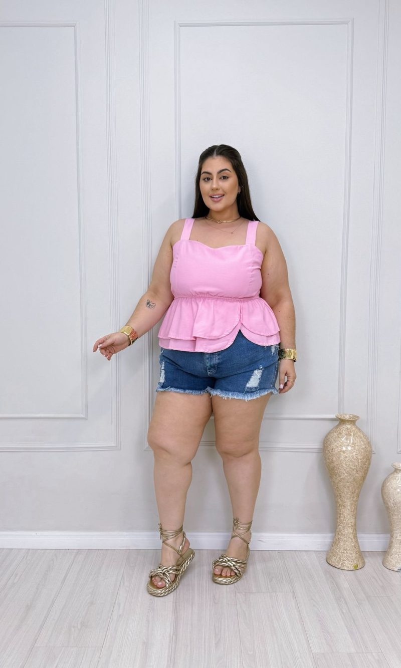 short cami jeans plus size 2133