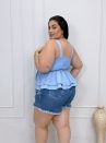 short cami jeans plus size 2133