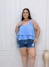 short cami jeans plus size 2133