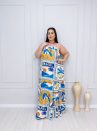 vestido jociele nude plus size 