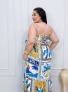 vestido jociele nude plus size 