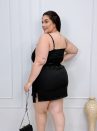 conjunto dinorá preto plus size 2131