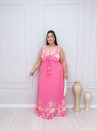 vestido marieta azul plus size 2082