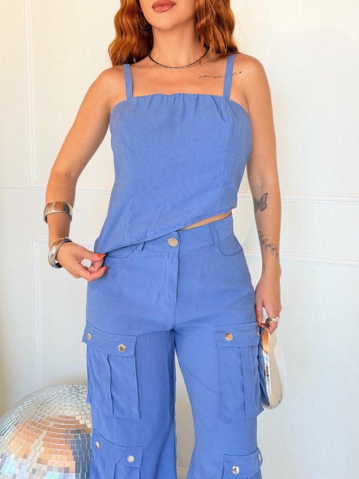 conjunto hanna azul slim 2111 conjunto hanna azul slim 2111