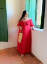 vestido kauane vermelho plus size 2050