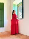 vestido kauane vermelho plus size 2050