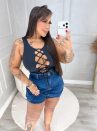 cropped tayara preto plus size 2164