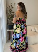 vestido kamala preto plus size 1958