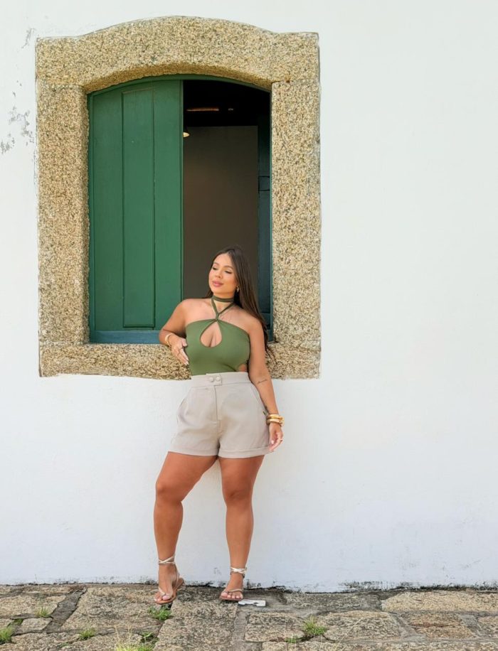 short alanny verde plus size 2236 short alanny verde plus size 2236