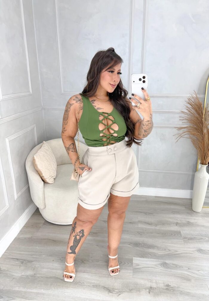 cropped tayara verde plus size 2166 cropped tayara verde plus size 2166