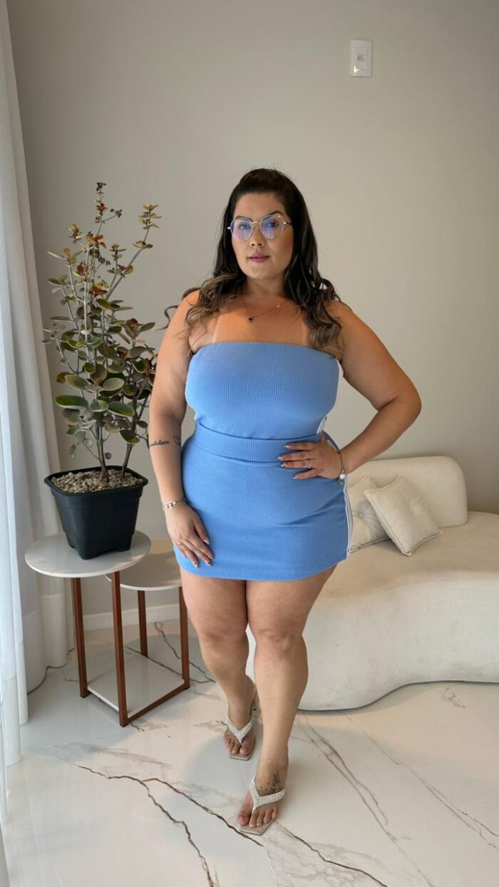 conjunto flor preto plus size 2153