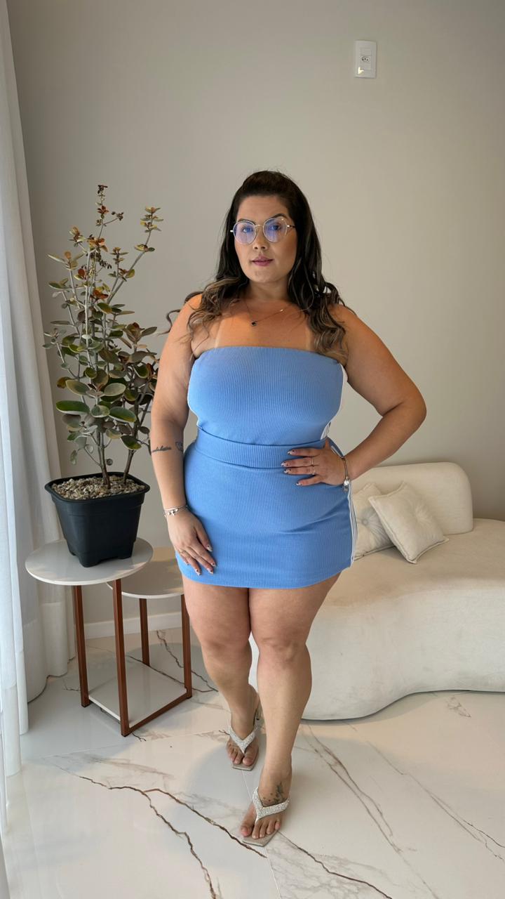 conjunto flor preto plus size 2153