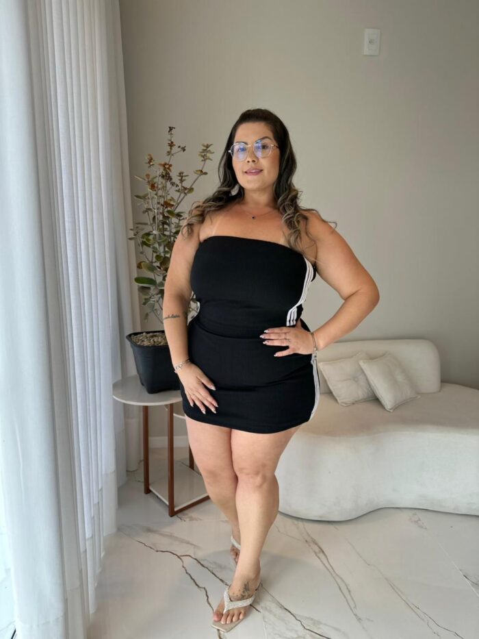 conjunto flor preto plus size 2153 conjunto flor preto plus size 2153