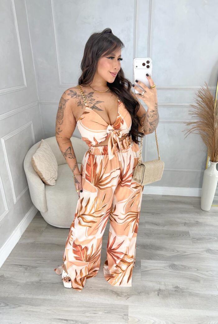 cropped athena nude estampado 2252