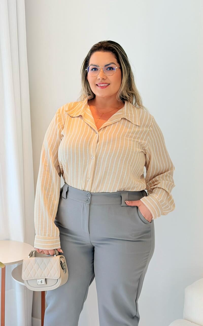 camisa anamara nude