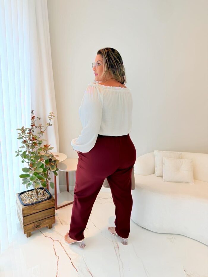 calça ludy vinho plus size 2327 calça ludy vinho plus size 2327