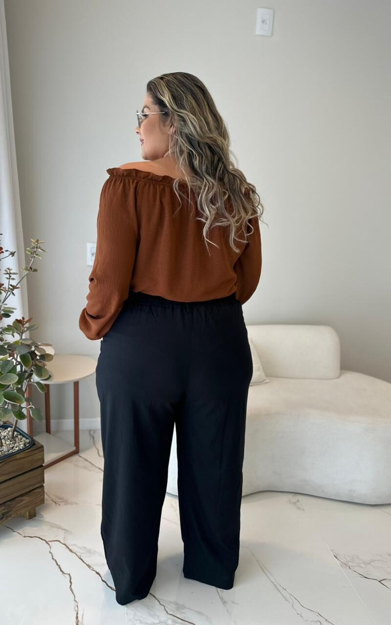 blusa cornelia marrom plus size 2289 blusa cornelia marrom plus size 2289