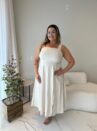 vestido doralice nude plus size 2286