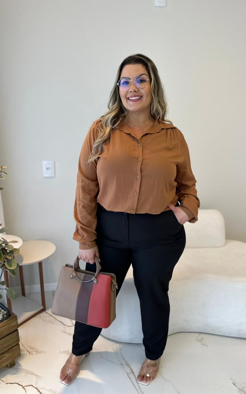 calça dakota preta plus size 2325