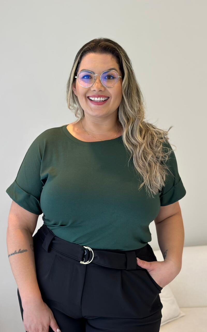 blusa jessy caramelo listrada plus size 2292