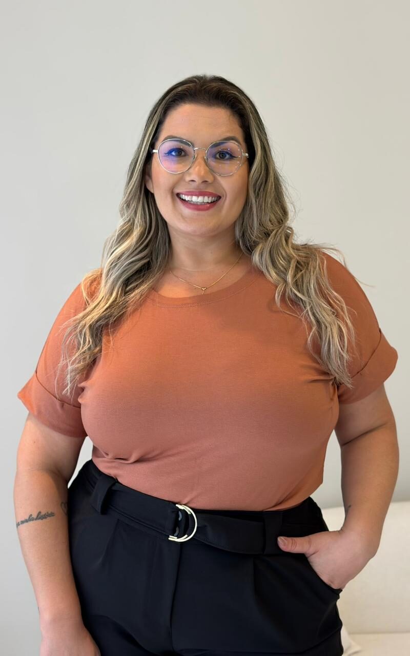 blusa jessy caramelo listrada plus size 2292