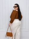 calça angela nude plus size 1298