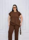 conjunto berenice marrom plus size 2288