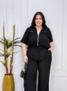 conjunto tefy preto plus size 2370