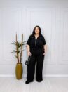 conjunto tefy preto plus size 2370