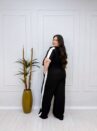 conjunto tefy preto plus size 2370