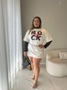 camisão lolla preto plus size 2399