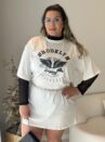 camisão lolla preto plus size 2399