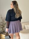 cropped minnie preto plus size 2391