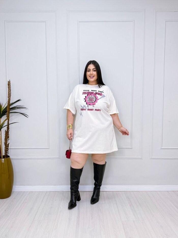 camisão lolla off white plus size 2400 camisão lolla off white plus size 2400