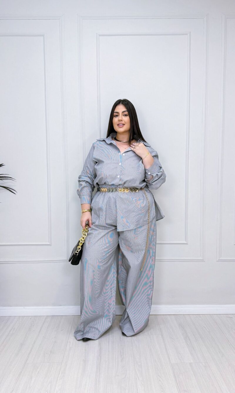 conjunto bibi listrado plus size 2388