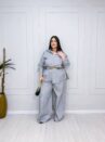 conjunto bibi listrado plus size 2388