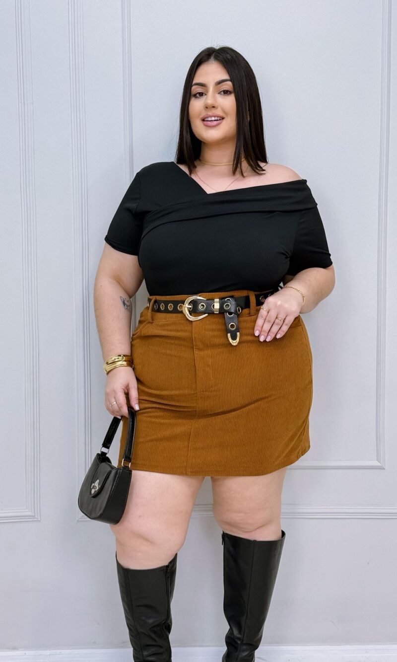 body joelma branco plus size 2355