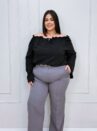 blusa nona vinho plus size 2380