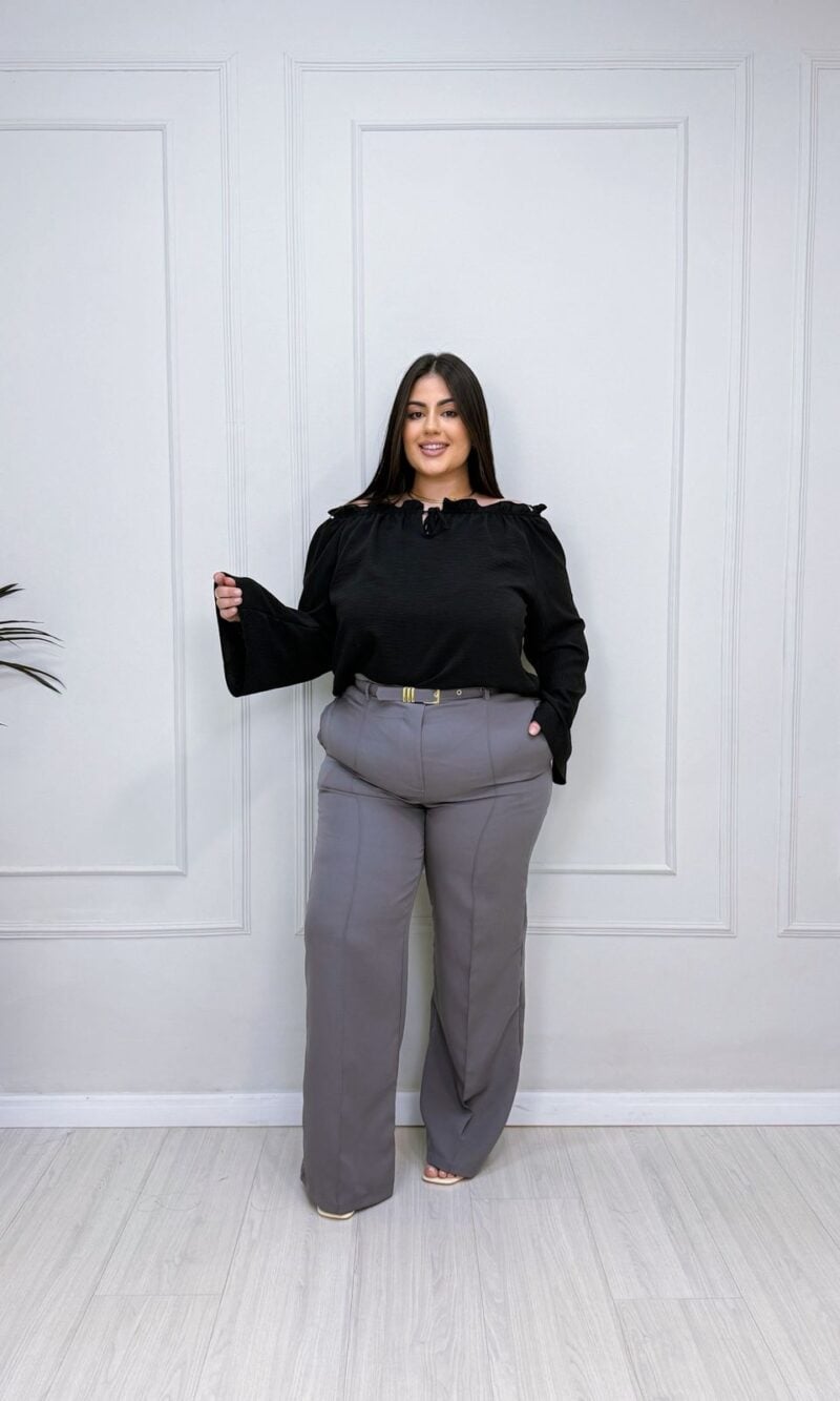 blusa nona vinho plus size 2380