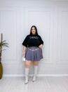 cropped hello kitty preto plus size 2390