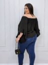 blusa ilma branca plus size 2373
