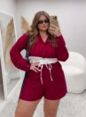 conjunto sabrina vinho plus size 2486