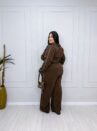 conjunto milene marrom plus size 2412
